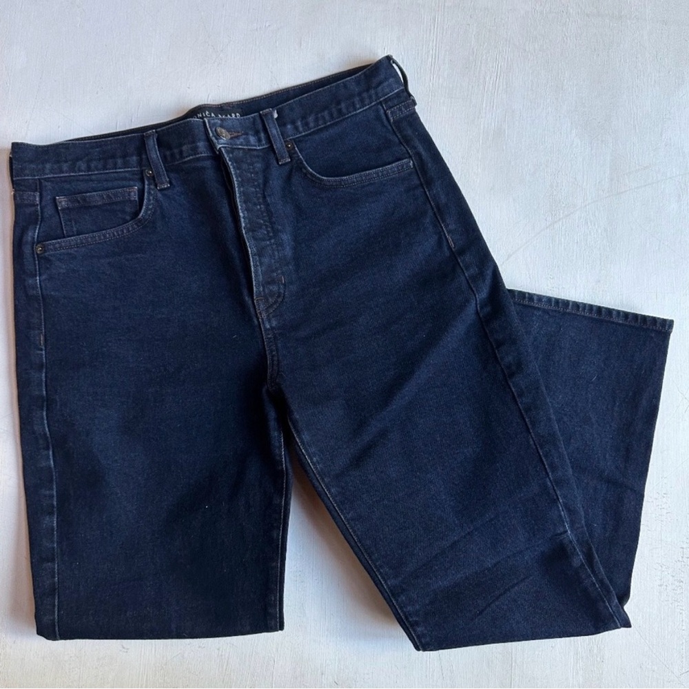 Veronica Beard Ryleigh High Rise Slim Straight Leg Jeans - Picture 3 of 9